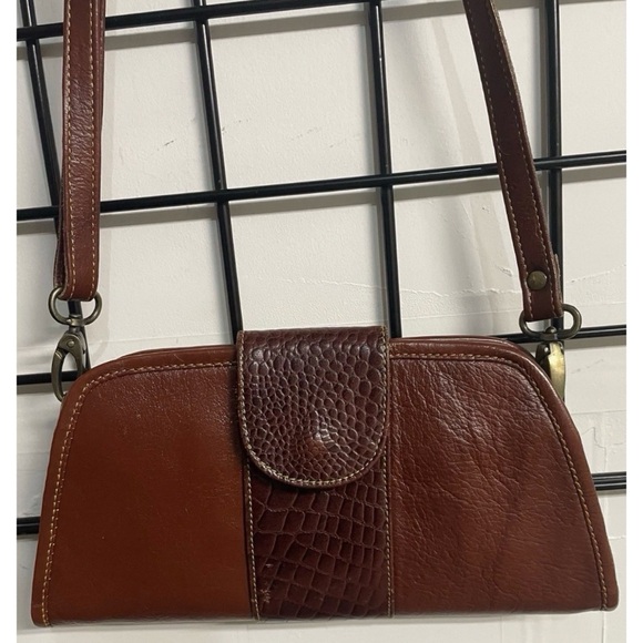 Handbags - Longhide High Fashion Leather Goods Leather Crossbody Bag Purse Detachable Strap